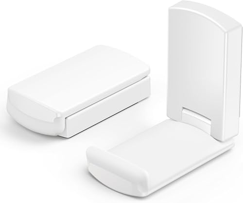 Sticky Headphone Stand Controller Holder - EURPMASK 2 Pack Upgraded Adhesive Headset Hook, Headphone Holder for Desk with Soft Rubber Pads, Gaming Accessory Controller Headset Stand, Pearl White - color: Pearl White_2PCS