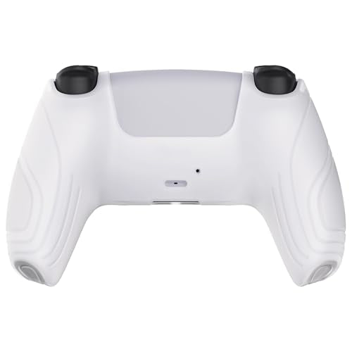 eXtremeRate PlayVital Samurai Edition Anti-Slip Controller Silicone Skin for ps5, Ergonomic Rubber Protective Case for ps5 Controller with Thumb Stick Caps - Glow in Dark - Green - color: Glow in Dark Green