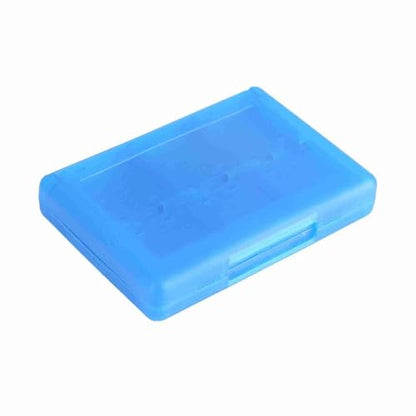 28-in-1 PP Game Card Case Holder - for Nintendo 3DS/DSL/DSI/LL, Cartridge Storage Box with 22 Slots + SD/TF Card Holders + Stylus Organizer(Blue) - color: Blue