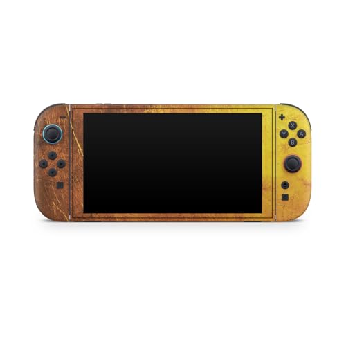 Gaming Skin Compatible with Nintendo Switch 2 Console Only - Textured Gold - Premium 3M Vinyl Protective Wrap Decal Cover - Easy to Apply | Crafted in The USA by MightySkins - color: Textured Gold, size: Switch 2 Console Skin Only, style: Matte Finish