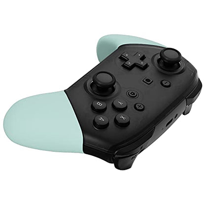 eXtremeRate Light Cyan Replacement Handle Grips for Nintendo Switch Pro Controller, DIY Custom Hand Grip Shell for Nintendo Switch Pro Controller - Controller NOT Included - color: Light Cyan