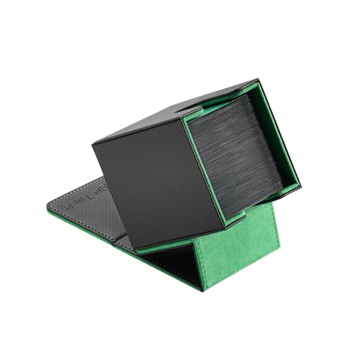Mage Tech Adventurer [Apprentice] Modular Deck Box - Holds 99 Double-Sleeved Cards - Ultra-Rugged, Expandable Design - MTG PTCG LOR OPCG & More - Black/Green - color: 2. Veil (Black/Green), style: 1. Apprentice