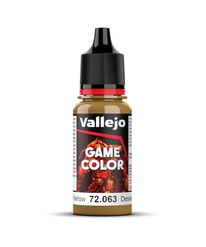 Vallejo Game Color Desert Yellow Paint, 17ml - color: Desert Yellow