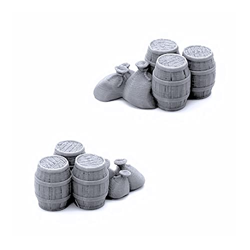 EnderToys Cargo Piles - DND Terrain Scenery for Tabletop 28mm Miniatures Wargame