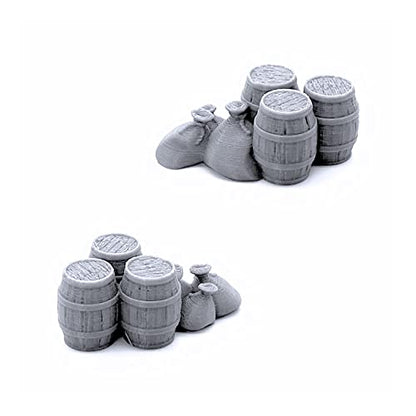 EnderToys Cargo Piles - DND Terrain Scenery for Tabletop 28mm Miniatures Wargame