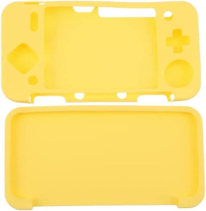 Tekmihat Soft Rubber Silicone Cover Case Protector for New 2DS XL LL Console Full Body Protective Skin Shell (Yellow) - color: Yellow