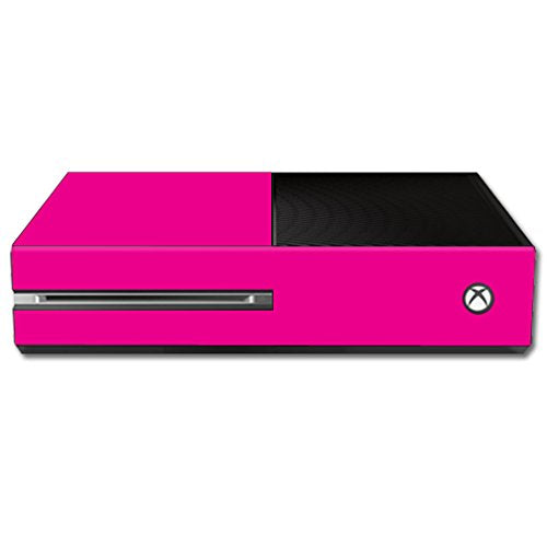 MightySkins Skin Compatible with Microsoft Xbox One Console wrap Sticker Skins Solid Hot Pink - color: Hot Pink