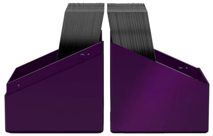 Ultimate Guard Boulder Solid 100+, Deck Case for 100 Double-Sleeved TCG Cards, Purple, Secure & Durable Storage for Trading Card Games, No Transparency - color: Purple