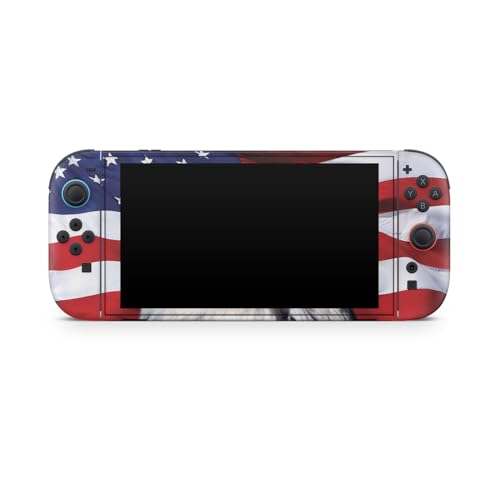 Gaming Skin Compatible with Nintendo Switch 2 Console Only - America Strong - Premium 3M Vinyl Protective Wrap Decal Cover - Easy to Apply | Crafted in The USA by MightySkins - color: America Strong, size: Switch 2 Console Skin Only, style: Matte Finish