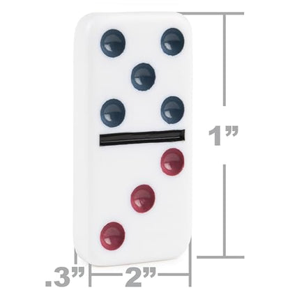 Spin Master Games Double 12 Dominoes Set in Storage Tin Classic Tile Game - style: Double 12 Dominoes Set