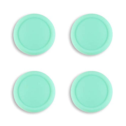 eXtremeRate PlayVital Switch Joystick Caps, Thumbstick Caps, Silicone Analog Cover for Switch Lite & OLED Joycon Thumb Grips - Mint Green - color: Mint Green