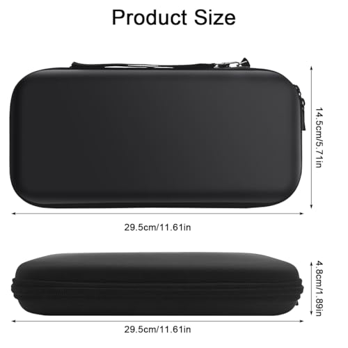 lyfLux Complete with Switch 2 Carrying Case Travel Kit – Hard Shell Case, Screen Protectors, Console & Joypad Covers, Stand & Thumb Grips – Full Accessories Set for Switch 2 Only