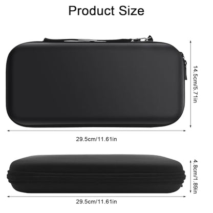 lyfLux Complete with Switch 2 Carrying Case Travel Kit – Hard Shell Case, Screen Protectors, Console & Joypad Covers, Stand & Thumb Grips – Full Accessories Set for Switch 2 Only