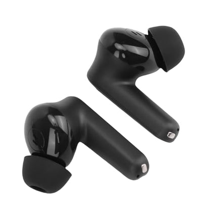 Low Latency Wireless Gaming Earbuds Dual Device Smart Connectivity 3D Sound Quality for Immersive Gaming PC VR Earbuds Noise Cancelling Mic (Black) - color: Black