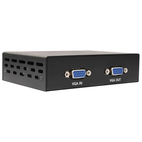 1080P 60fps VGA Video Encoder with VGA Local Loopout, Supports SRT RTMP RTSP UDP Multicast HTTP HLS ONVIF, IPTV Compatible, Live Stream Encoder for YouTube Facebook Twitch - color: VGA EnCoder 1080P [EN-VVN02]
