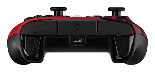 Turtle Beach Rematch Advanced Wired Gaming Controller for Xbox & PC | Xbox Series X|S, Xbox One, PC, 2 Remappable Buttons, Hall-Effect Triggers, Audio Controls, Mic Mute, Ergonomic, Spirit Red - color: Spirit Red