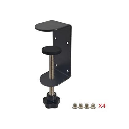 Small C Clamps 2 Inch with 4 Small Holes in the Back, 4-Pack Adjustable Desk C-Clamp for Range 0.39"~2", Versatile Clamp for Brake, Parts Assembly, Fastening, Welding, Woodwork, Metal Work - size: 2 in, style: 4-Pack
