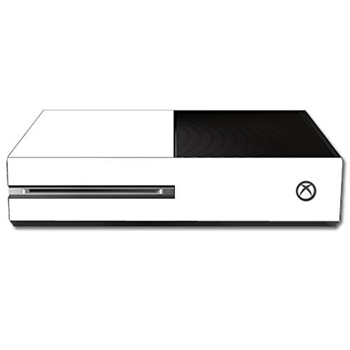MightySkins Skin Compatible with Microsoft Xbox One Console wrap Sticker Skins Solid White - color: White