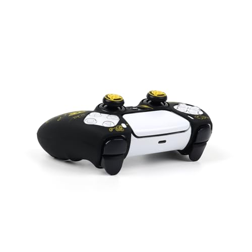 Tiger Controller Skin Cover Compatible with PS5/Playstation 5 Controller, RALAN Protector Case Customised Thumb Grip - color: Tiger Yellow