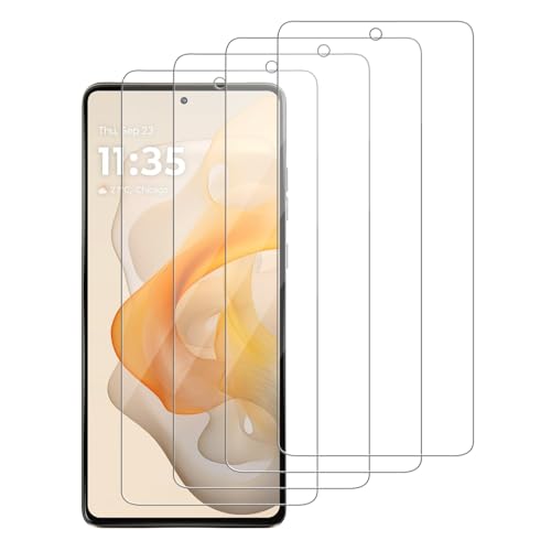 4 Pack Glass Screen Protector Compatible for Motorola Moto G Stylus 5G (2024) / XT2419 [9H Hardness]-HD Screen Tempered Glass, Scratch Resistant,Easy Install [Case Friendly] - size: Moto G Stylus 5G (2024)