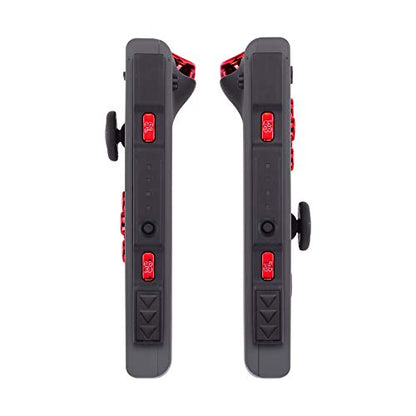 eXtremeRate Complete Replacement Buttons for Nintendo Switch Joycon and Nintendo Switch OLED, ABXY Button Home Direction Plus Minus L R ZL ZR SR SL Trigger for Joycon Controller, Red Chrome - color: Chrome Red