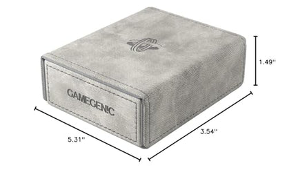 Gamegenic Token Keep - Premium Token Box for Safe Storage, Fits Dungeon 1100+ and Dungeon S 550+, Holds Tokens, Dice, and Cards, Fully Usable During Gameplay, Gray Color, Made - color: Gray