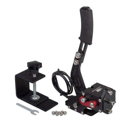 Handbrake Mount Compatible with USB Shifter Handbrake PC for Racing Games G25/27/29/920/923 T500 Universal(Only Clamp) (Black)