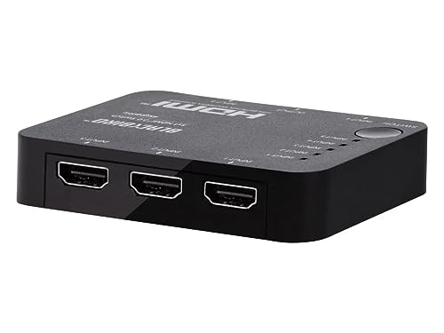 Monoprice 4K 5x1 HDMI 2.0 Switch - 4K@60Hz, Dolby Vision, HDR, HDR10, Hybrid Log-Gamma, 18Gbps, HDCP 2.2, HDMI 2.0, USB Powered, with IR Remote Control - Blackbird Series