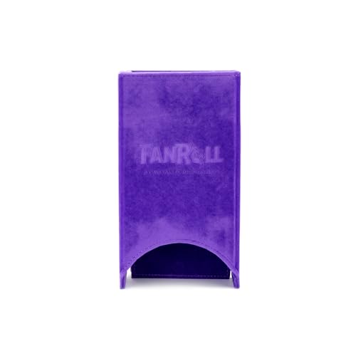 FanRoll Fold Up Dice Tower: Purple, Role Playing Game Dice Accessories for Dungeons and Dragons - color: Purple