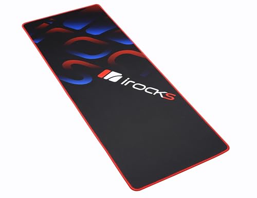 iRocks C23 Extended Gaming Mouse Pad, Table Pad, Desk Mat, Waterproof, Durable Surface, Compatible with All Mice – 31.5” x 11.81”