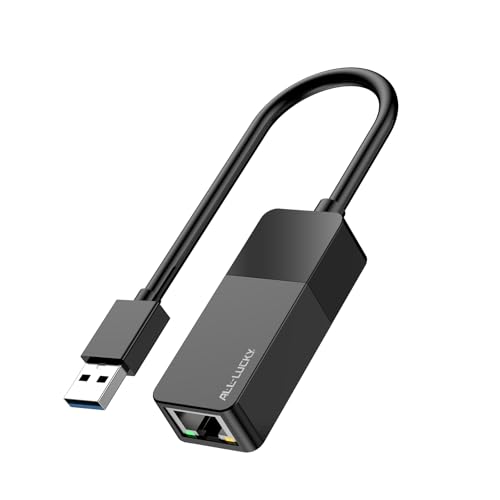USB 3.0 to Ethernet Adapter, 1000Mbps USB A to Gigabit LAN Network Adapter | Plug & Play Driver-Free RJ45 Dongle. Compatible with Nintendo Switch, Laptop, Desktop, Chromebook, Mac, Linux, Surface, Xbox - size: USB A to Ethernet Adapter