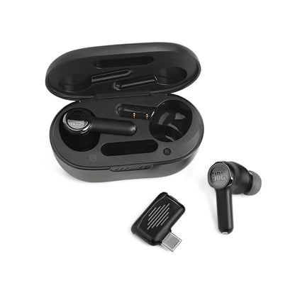 JBL Quantum TWS - Cancelling Gaming Earbuds - Black | JBL QuantumSURROUND, Low latency wireless connection, Fast Pair and JBL Dual Source, Be heard with beamforming microphones - style: JBL Quantum TWS