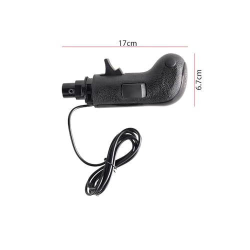 GOIPKO USB American Truck Simulator Shifter PC Sim Racing Shifter Compatible with Logitech G29 G27 G25 G920 G923 Thrustmaster TH8A Fanatec SQ, Gearshift Knob Fit for ATS & ETS2 Games