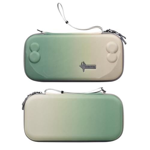 UYIYE Protective Carrying Case Compatible with Nintendo Switch 2 2025, Hard EVA Travel Case with Soft Lining, Anti-Shake Strap, Joystick Protection & 9 Game Card Slots for Switch 2 Console 7.9''-Sage - color: Sage gradient