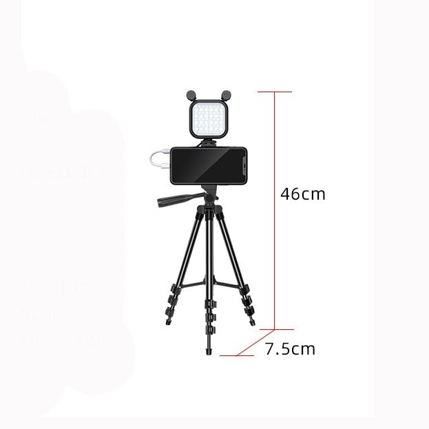 Video Shooting Set Mobile Phone Shooting Tripod Pan Tilt VLOG Live Streaming Set
