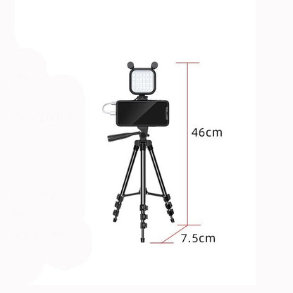 Video Shooting Set Mobile Phone Shooting Tripod Pan Tilt VLOG Live Streaming Set