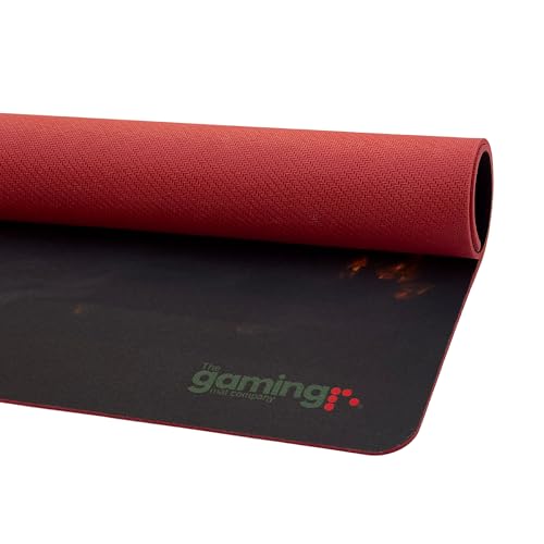 The Gaming Mat Company Single Player MTG Playmat & Mouse Pad – 28" x 14" Candlelight Cavern Gaming Mouse Pad Compatible with Magic: The Gathering playmats, MTG Cards, TCG Gaming mat - color: Forest