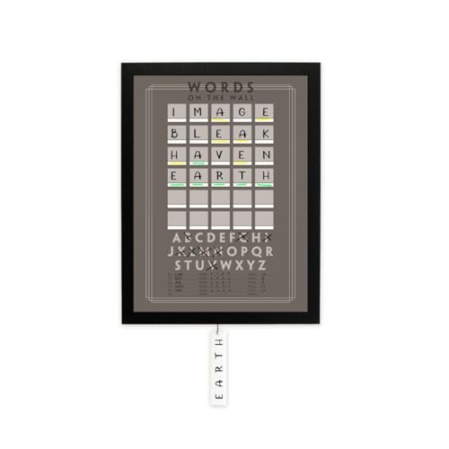 Words on The Wall Multi Player Game – (24x18x1) (Modern) - color: Modern