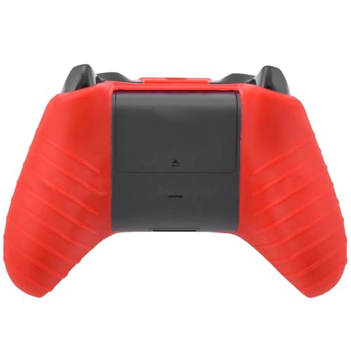 OSTENT Soft Protector Silicone Skin Case Cover Pouch for Microsoft Xbox One Controller Color Red - color: Red