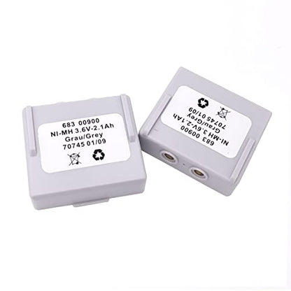 3Pcs Ni-Mh 683 00900 Battery 2100mAh 3.6V Rechargeable Battery for HETRONIC Remote Control Battery 68300900