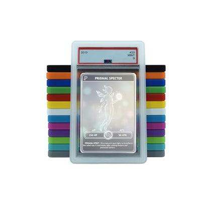 PSA Slab Guard Bumper for Standard PSA Graded Cards | Strong TPU, Exact Fit, Snap Tight Protection | Shock Absorption | Matte Finish PSA Slab Guard Protector (Clear) - color: Clear