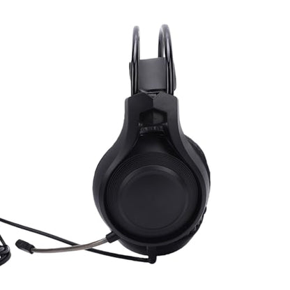 3.5mm Wired Gaming Headset for PC, Box Series X S, Box One, Switch, with Noise Cancelling Mic, 50mm Driver, 7.1 Surround Sound, Memory Foam Cushions