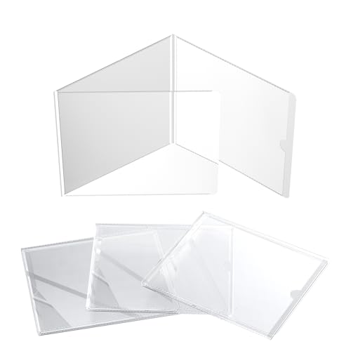 Protective Sleeve for 2025-2026 Mah-Jong Cards - Size (6 1/8" x 4 3/4") - Large-Size Mahjong Card Protective Sleeve - 4 Pack - size: Large size 4 pieces - (6 1/8" x 4 3/4")