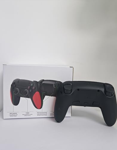 GMVOX Wireless Controller for PS-5/PC,Hall Effect Joysticks & Triggers Gaming Controller with Programmable/Remap/Turbo/LED Light Function