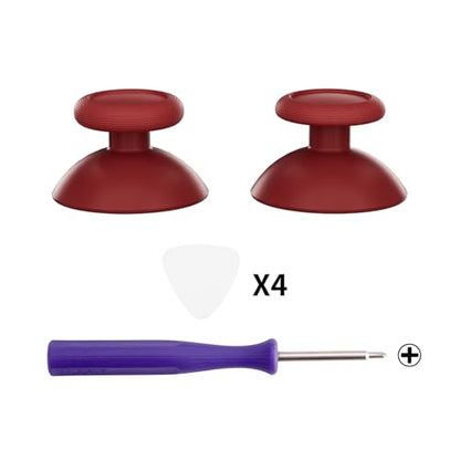 eXtremeRate Replacement 3D Joystick for Nintendo Switch 2 Pro Controller, Left Right Analog Stick Thumbsticks with Screwdriver Tools for Switch 2 Pro Controller, Multi-Colors Options - Carmine Red - color: Carmine Red