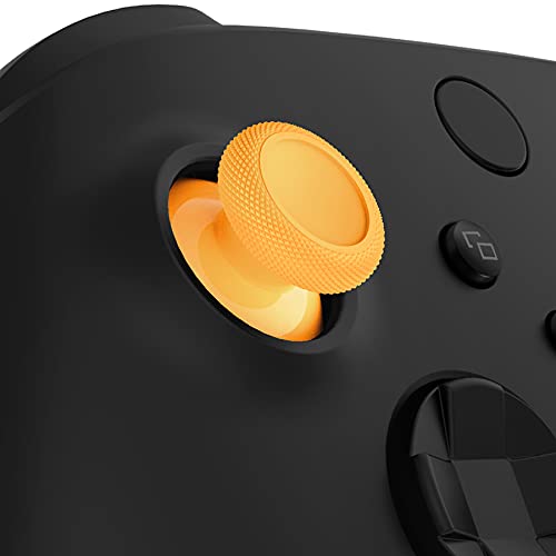 eXtremeRate Replacement Thumbsticks for Xbox Series X & S Controller, Joysticks Repair Kit for Xbox Wireless Controller, Custom Analog Stick Buttons for Xbox One S/X/Elite Controller - Caution Yellow - color: Caution Yellow