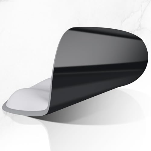 ITNRSIIET Ergonomic Mouse Pad with Wider Memory Foam Wrist Rest +17%, Curved Cushion Reduces Pressure 20%, Pain Relief, Non-Slip, Smooth, Cute Color Desk Accessory, 9.85 x 9 inch, Light Gray Accent - color: Light Gray Accent