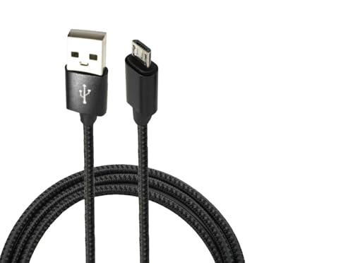 Replacement USB A to Micro B Braided Charging Cable, Compatible with Xbox One Controllers, Samsung Phones, Fire HD 10 Tablets, and Sticks, Slim/Pro，PS4，PC（3.3FT）