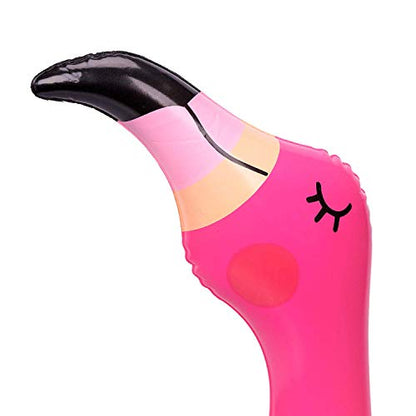 3 PCS Flamingo Inflatable Ring Toss Game - Pool Party Toys Supplies Luau Decorations