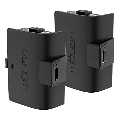 Venom Xbox Controller Rechargeable Battery Twin Pack - Black (Xbox Series X, Xbox Series S) - color: Black